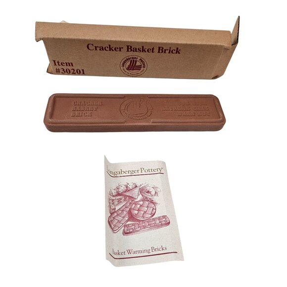 Longaberger Cracker Basket Brick Liner Protector Divider 30201 Vintage - Picture 7 of 11